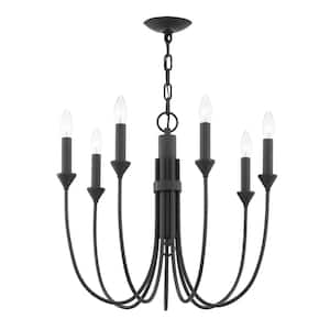 Cate 7-Light Forged Iron Chandelier