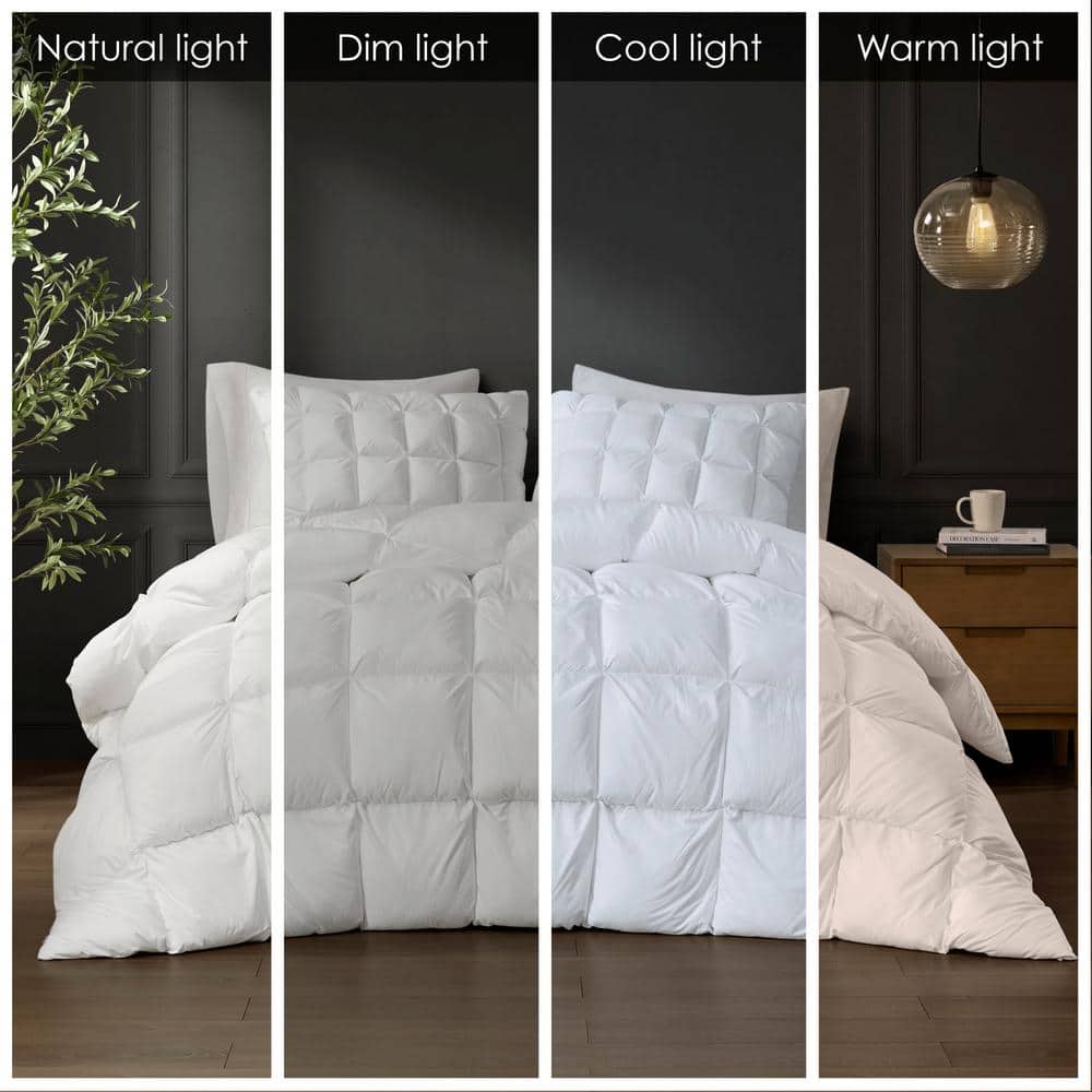 Full White Down Alternative Microfiber Comforter Set