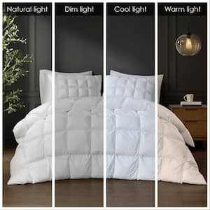 Stay Puffed White Full/Queen Overfilled Down Alternative Comforter