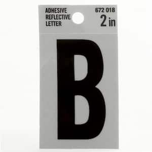 2 in. Vinyl Reflective Letter B