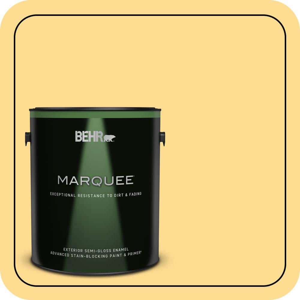 1 gal. #320B-4 Lemon Pound Cake Semi-Gloss Enamel Exterior Paint & Primer price history on PriceWatchPro