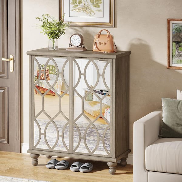 Amazon.com: JEJEGORICH Shoe Storage Cabinet with 2 Flip