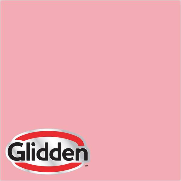 Glidden Premium 1 gal. #HDGR45 Pink Flamingo Flat Interior Paint with Primer