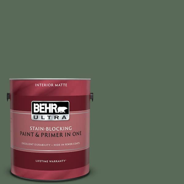 BEHR ULTRA 1 gal. #UL210-2 Royal Orchard Matte Interior Paint and Primer in One