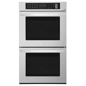 30 in. Double Electric Wall Oven Self-Cleaning with Convection and EasyClean in Stainless Steel