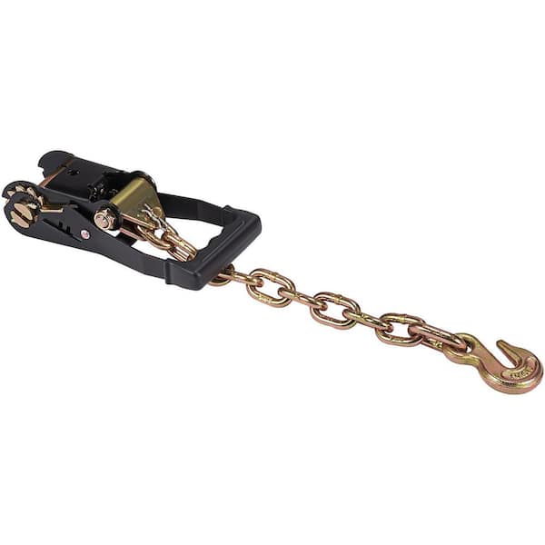 SKYSHALO Car Tie Down Chain Anchors Lasso Style 2 in. x 120 in. Tire Straps 5865 lbs. Working Load 11023 lbs. Breaking Strength