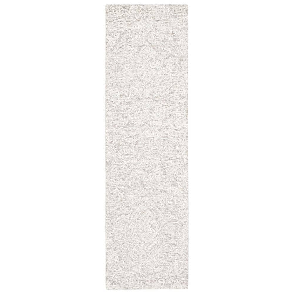 UPC 198162146909 product image for Metro Natural/Ivory 2 ft. x 20 ft. Floral Medallion Runner Rug | upcitemdb.com
