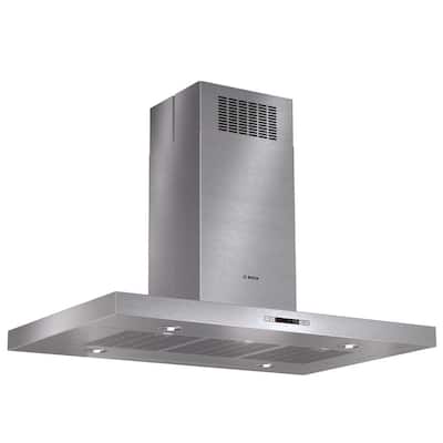 800 Series 42 in. Box Canopy Style Island Hood with Lights in Stainless Steel