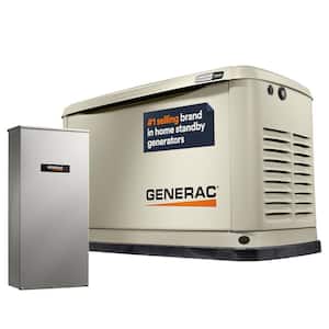 Guardian 10,000-Watt Air-Cooled Whole House Generator with Wi-Fi and 100-Amp Transfer Switch