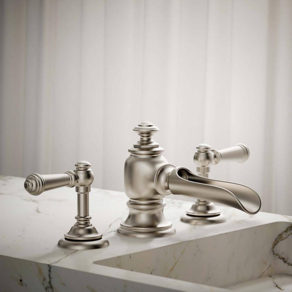 Artifacts Brushed Nickel Widespread Bathroom Faucet