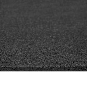 Black 37 in. x 90 in. Exercise Equipment Mat Thickness 0.2 in. Total Square Footage Covered 23.125 ft.