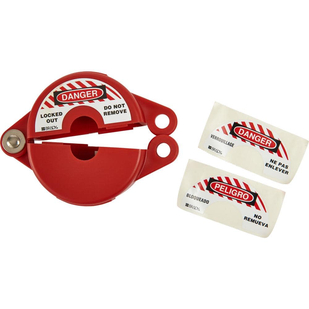 Brady Mini Gate Valve Lockout 65560 - The Home Depot