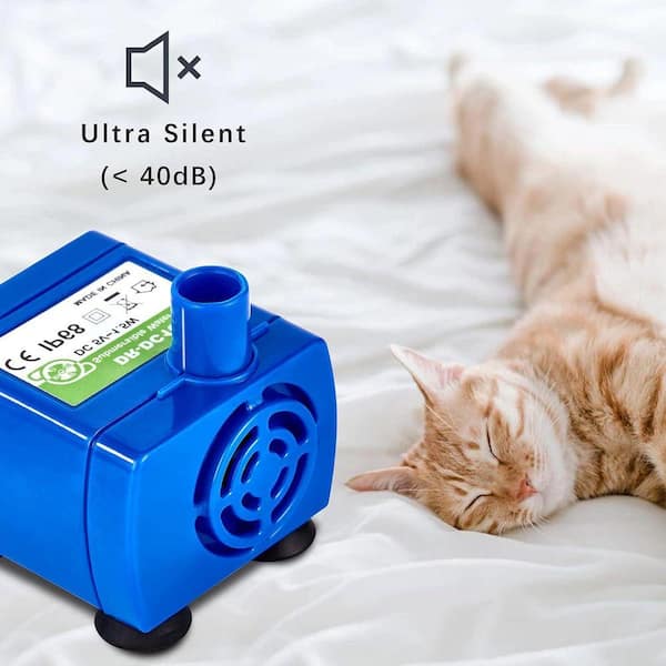 KIWDZFU Pet Water Fountain Replacement Pump DR-DC160 Motor Ultra Quiet Long-Life USB Power Compatible with Various Fountains