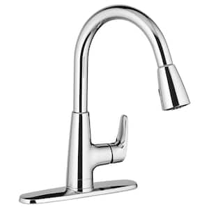 Colony Pro Single-Handle Pull-Down Sprayer Kitchen Faucet in Polished Chrome