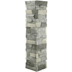 Stacked Stone 11.25 in. x 48 in. Northern Slate Faux Pillar Panel Siding