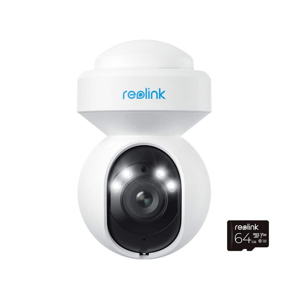 E Series E560 Outdoor Plug-In 4K Security Camera with 64GB MicroSD, PTZ, Wi-Fi 6 and Color Night Vision-White price history on PriceWatchPro