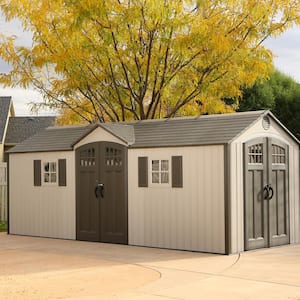 20 ft. x 8 ft. Resin Garden Building Shed