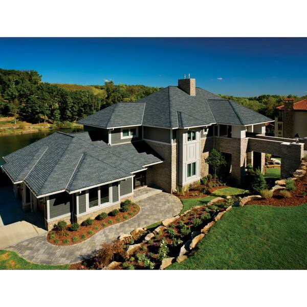 Gaf Glenwood Chelsea Gray Designer Architectural Shingles 11 1 Sq Ft Per Bundle 10 Pieces 0677594 The Home Depot