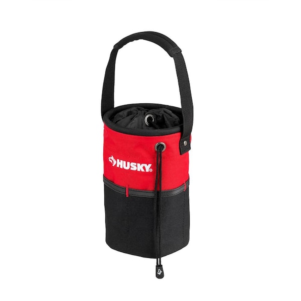 5 in. Utility Sack Water-Resistant Tool Bag with 10 total pockets and drawstring top 5 in. Utility Sack Water-Resistant Tool Bag with 10 total pockets and drawstring top