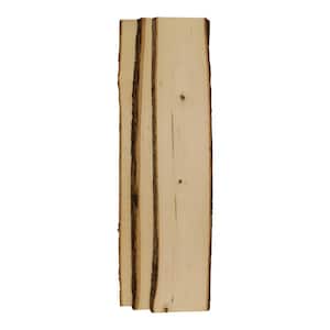 1 in. x 8 in. x 36 in. Rustic Basswood Plank Hardwood Board (3-Pack)