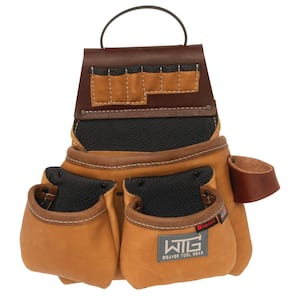 Left-Handed Leather Super Framer Right Pouch Leather Brown