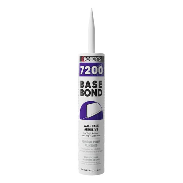 ROBERTS 11 fl. oz. Wall and Cove Base Adhesive in Cartridge Tube 7200-11C -  The Home Depot