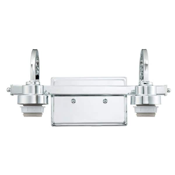 Westinghouse 2-Light Chrome Wall Mount Bath Light