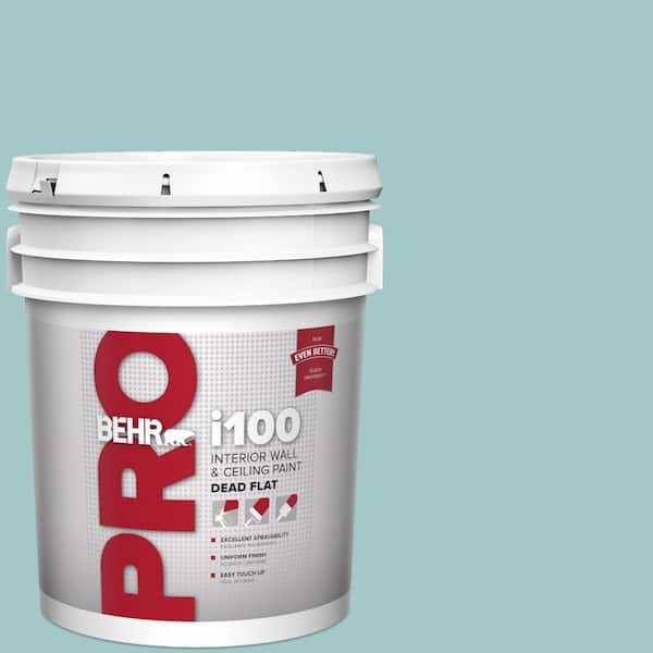 5 gal. #PPU13-10 Ocean Boulevard Dead Flat Interior Paint