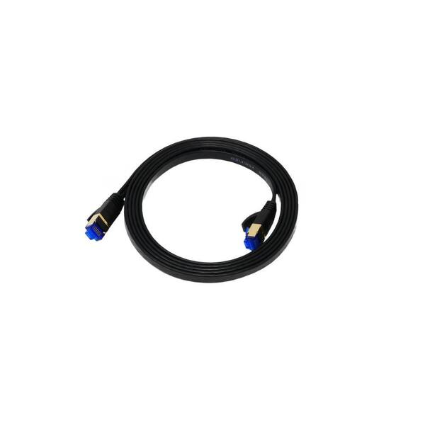 6 ft. CAT 7 Flat High-Speed Ethernet Cable - Black
