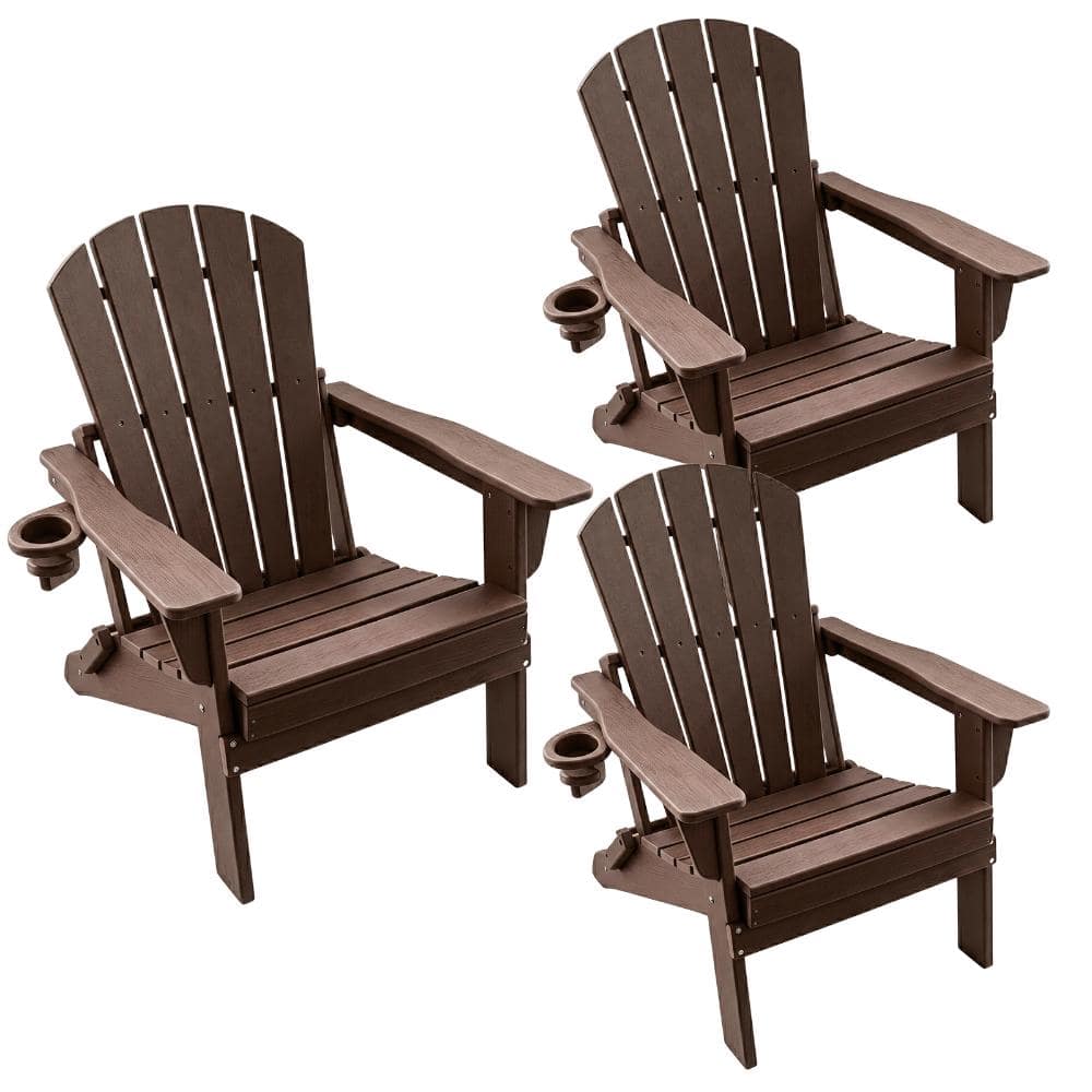 HDPE Adirondack Chair – Weatherproof, Maintenance-Free, Easy Assembly, Multi-Cup Holder, 400lb Cap, 3PCS price history on PriceWatchPro