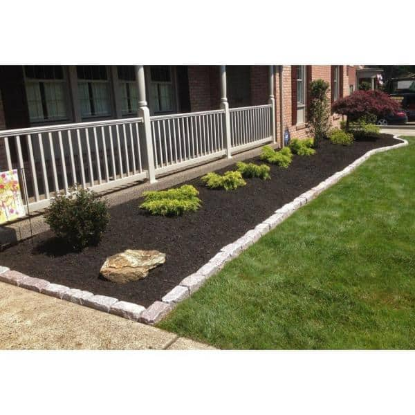 Cobblestone 10 in. x 7 in. x 4 in. Rose Granite Edging (50-Pieces/41 lin. ft./Pallet)