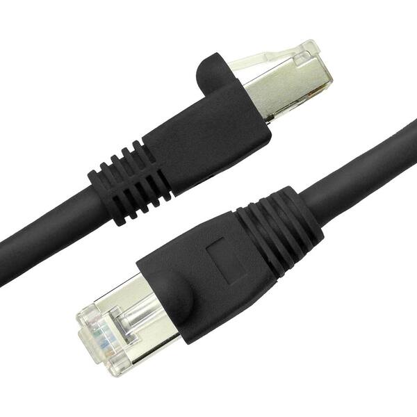 Black PcConnectTM CAT6A with Molded Boot 500MHz UTP 50feet Cable Black PcConnectTM CAT6A with Molded Boot 500MHz UTP 50feet Cable