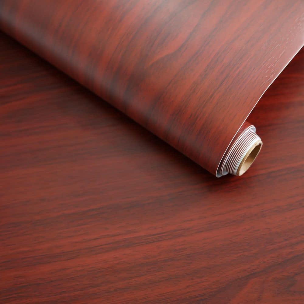 Red Brown Wood Grain Wallpaper Roll Peel & Stick Waterproof Self Adhesive Vinyl Contact Paper for Furniture and Wall price history on PriceWatchPro