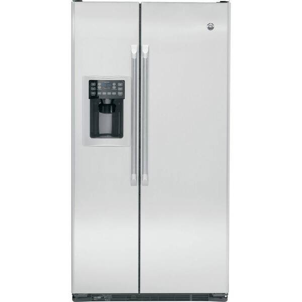 Cafe 25.7 cu. ft. Side by Side Refrigerator in Stainless Steel