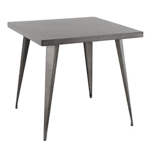 Austin 32 in. Matte Grey Dining Table
