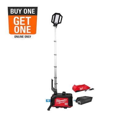 MX FUEL ROCKET Dual Power Compact Tower Light Kit with (1) XC406 Battery Pack and (1) MX C — Home Depot clearance