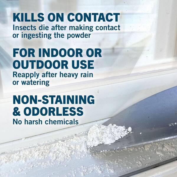 Safer Brand - 4 lbs. Diatomaceous Earth - Bed Bug, Flea, Ant, Crawling Insect Killer for Indoor and Outdoor