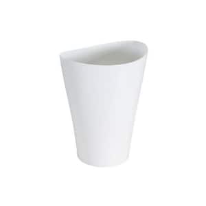 Spa Works 9 qt. Plastic Waste Basket in Clear