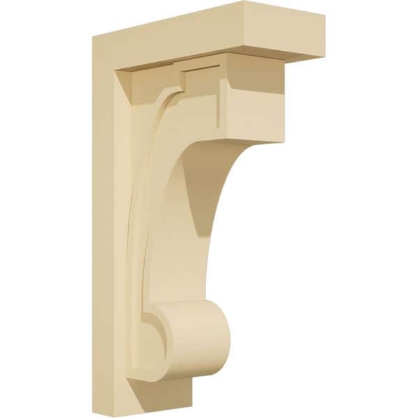 Ekena Millwork Standard Alma 3.5 in. W x 13.375 in. H x 8 in. D Signature Urethane Polyurethane Corbel