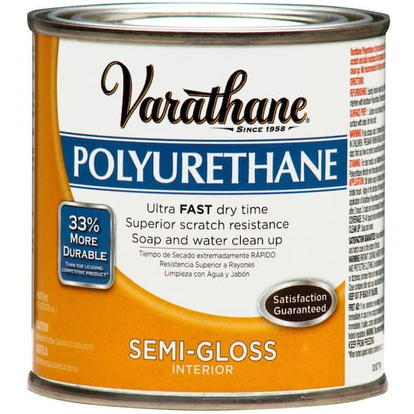 Varathane 1/2 pt. Semi-Gloss Amber Polyurethane