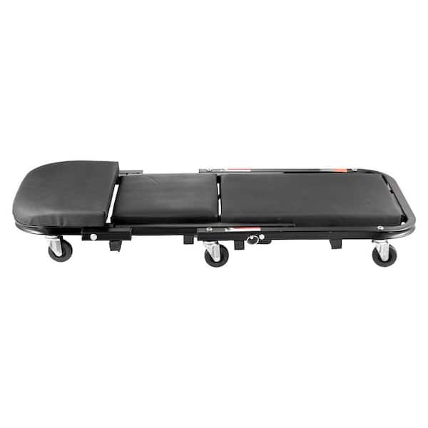 Foldable Z Garage Creeper 40 in. 450 lbs. Load Capacity Rolling Folding Mechanic Creeper Stool for Garage Shop or Home