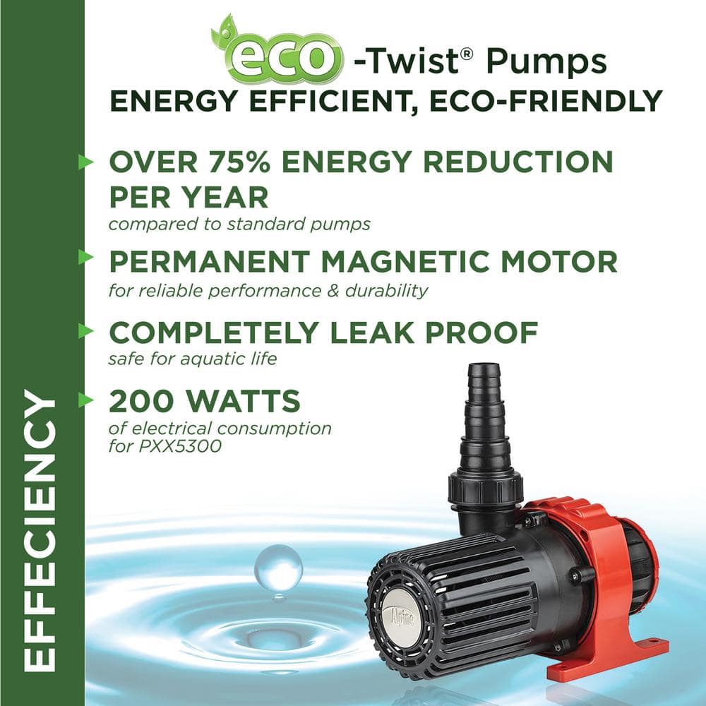Eco-Friendly Submersible Pond Pump with 33 ft. Cord