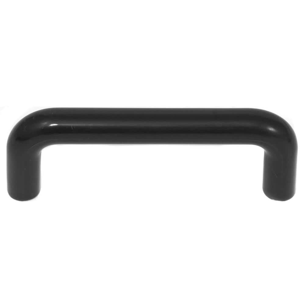 Laurey Plastics 3 in. Center-to-Center Black Bar Pull Cabinet Pull (25 ...