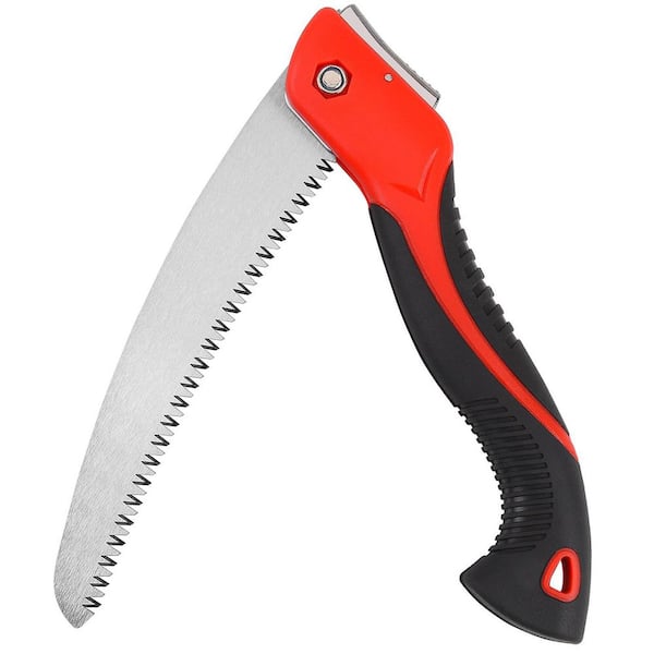 MYWISH 8 in. Folding Pruning Saw with SK5 Curved Blade