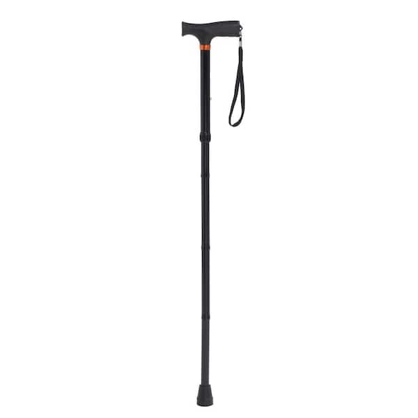Drive Soft Handle Folding Cane in Black
