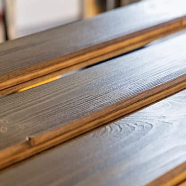 Kimberly Bay 0.75 in. x 5.5 in. x 72 in. Distressed Finish Pine Tongue and Groove Boards Vintage Brown (8-Piece box)