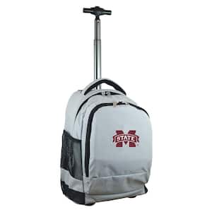NCAA Mississippi State 19 in. Gray Wheeled Premium Backpack