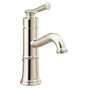 Belfield Single-Handle Single Hole Bathroom Faucet in Polished Nickel