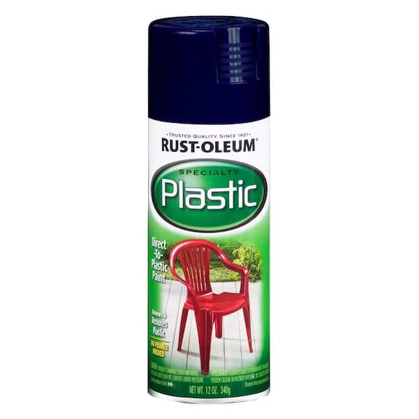 Rust-Oleum Specialty 12 oz. Navy Paint for Plastic Spray Paint (6-Pack)