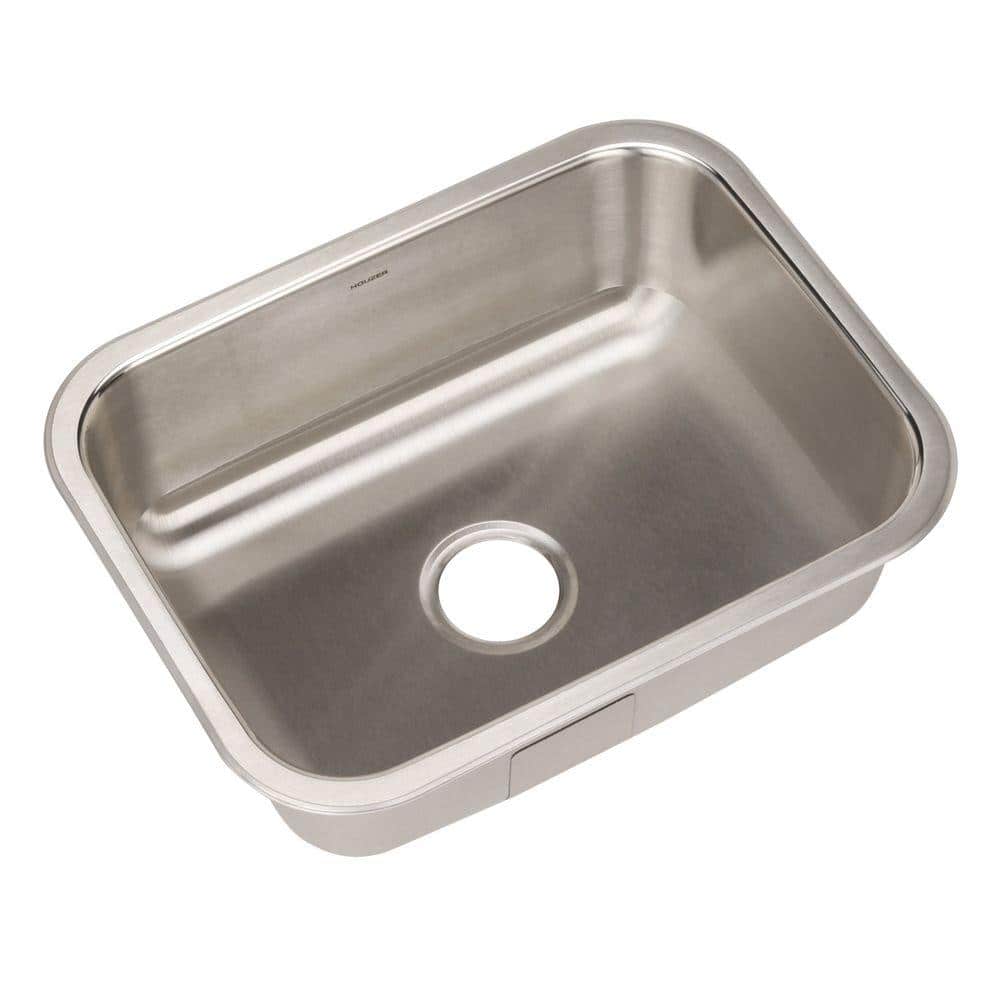 Elite 23.25'' Stainless Steel Undermount Single Bowl Kitchen Sink